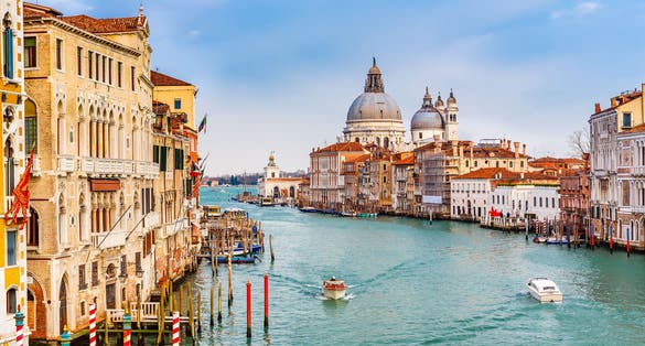 photo of Grand Canal and Basilica Santa Maria della Salute .