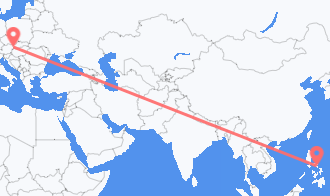 Bratislava to Legazpi
