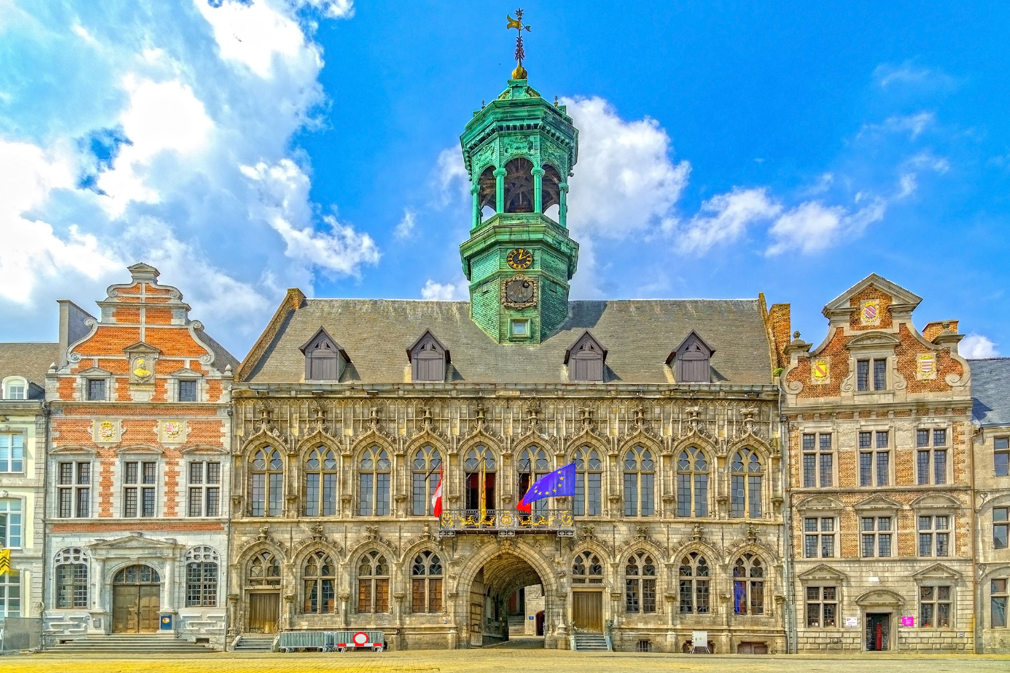 Mons, Wallonie, Belgium - town hall building
