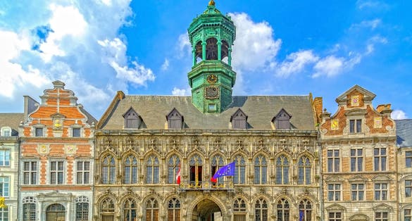 Mons, Wallonie, Belgium - town hall building