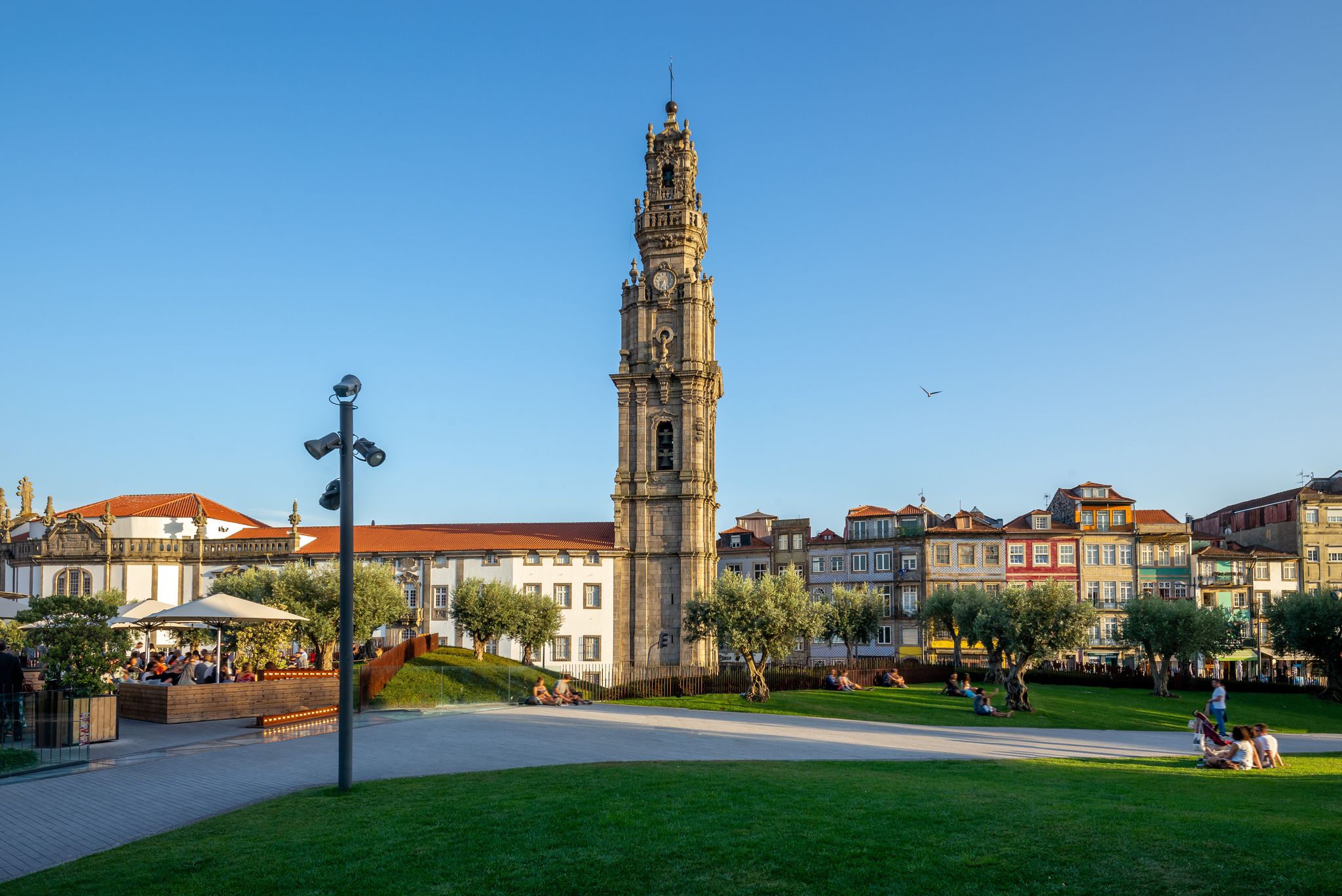 Photo of Clerigos Tower, a bell tower of Clerigos Church, Porto,Portugal.