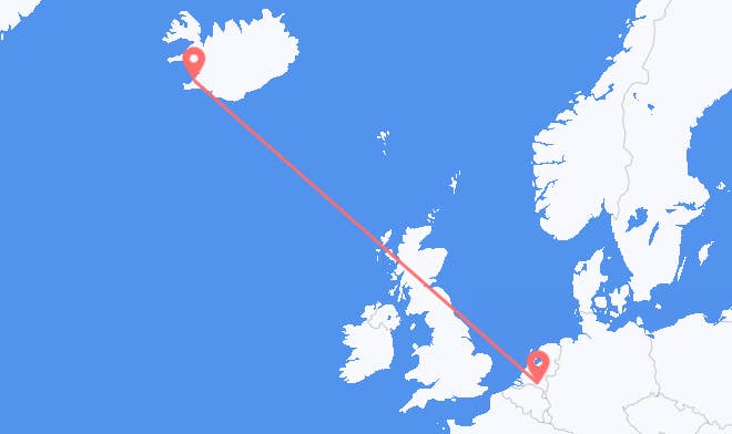 Reykjavik to Eindhoven