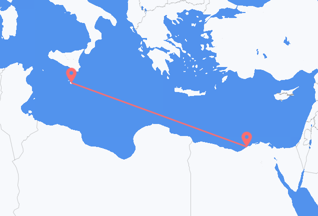 Alexandria to Valletta