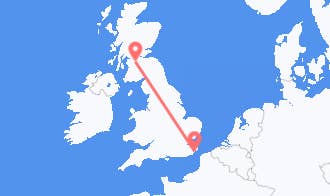 Train tickets from Hamilton to Folkestone and Hythe