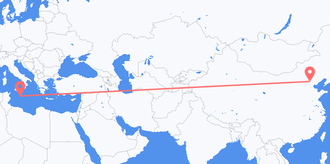 中国 マルタへ