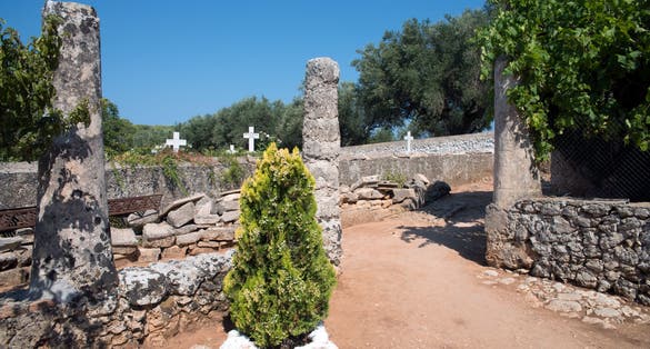 photo of view The Monastery Anafonitria. Zante. Greece.