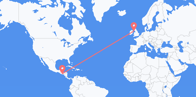 El Salvador a Isla de Man