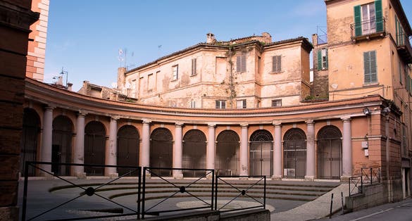 Photo of Piazza episcopate in Chieti ,Italy.