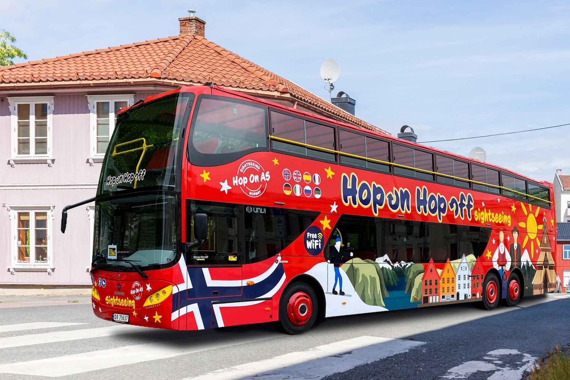 Haugesund: 1-Day Hop-On Hop-Off Sightseeing Bus GrayLine