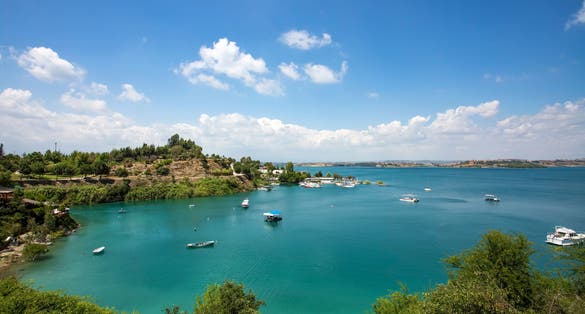 Photo of Adana Seyhan Lake, Turkey.