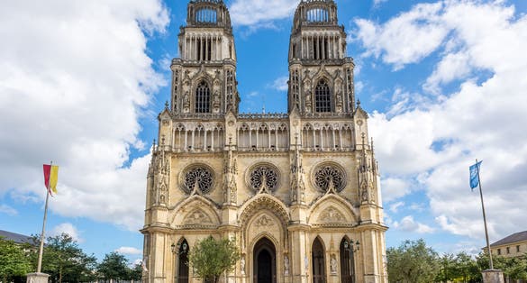 View of Orleans Cathedral - France, region Centre