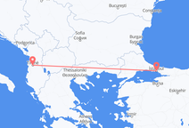 Istanbul to Tirana