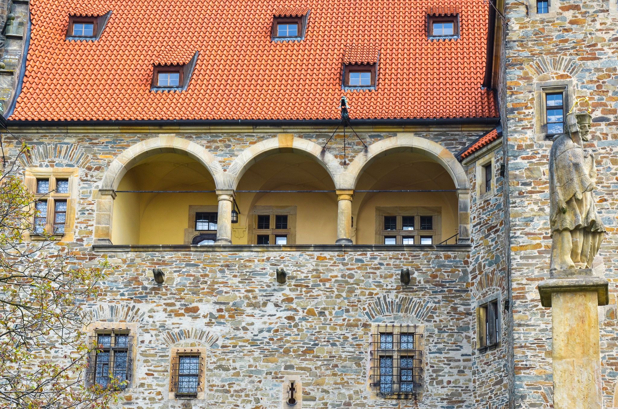 Photo of Bouzov castle, Czech Republic.