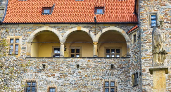 Photo of Bouzov castle, Czech Republic.