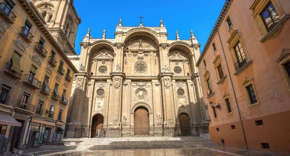 Photo of cathedral of Granada in Andalusia, Spain.