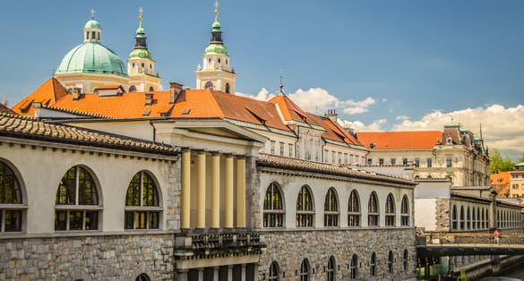 Photo of cathedral Ljubljana ,Slovenia.