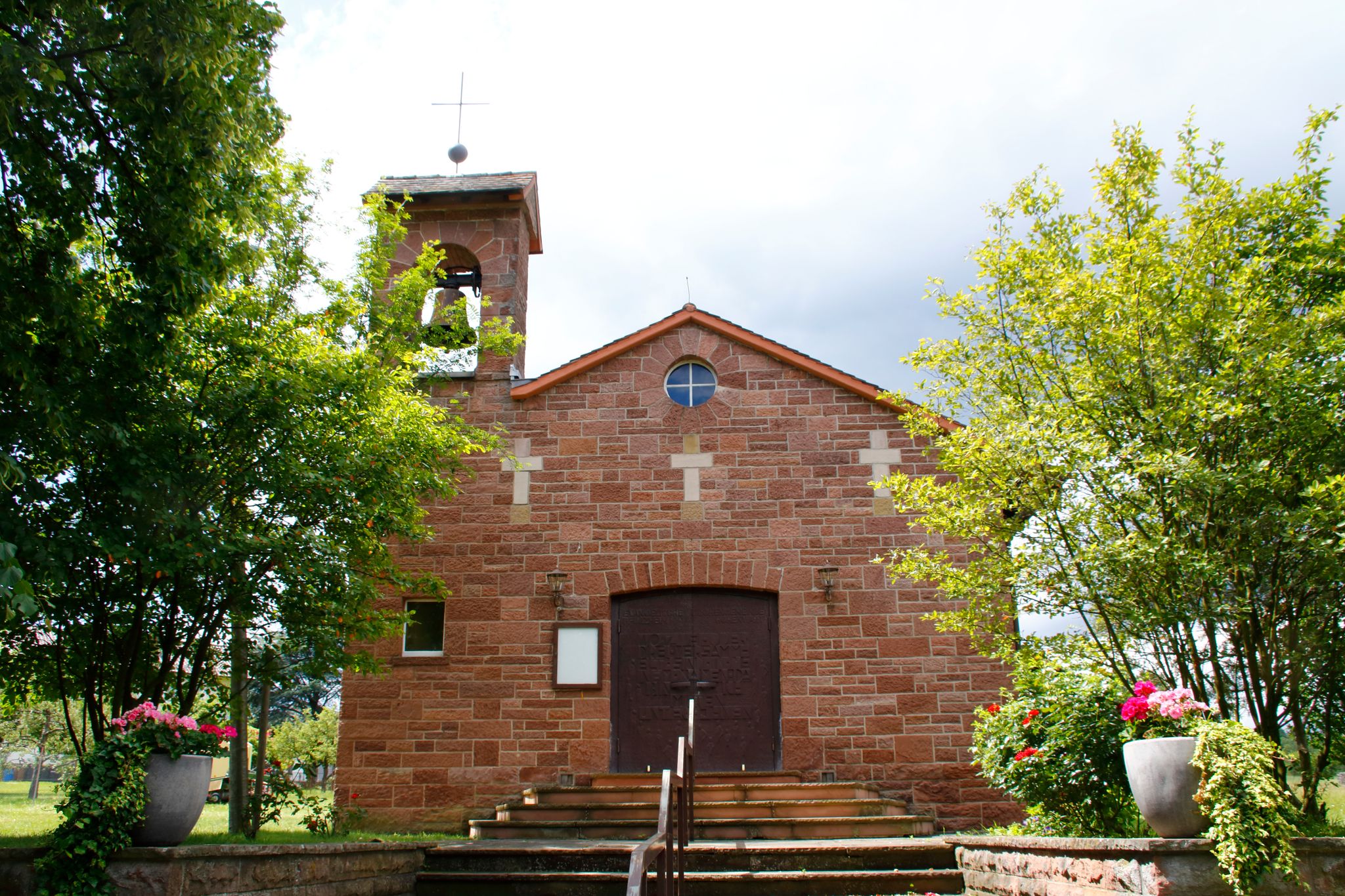 Photo of Jesus Christ church Hohenwart at Pforzheim in the northern Black Forest, Germany.