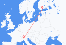 ヘルシンキ ミラノへ