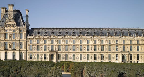 Location in the Pavillon de Marsan, part of the Palais du Louvre
