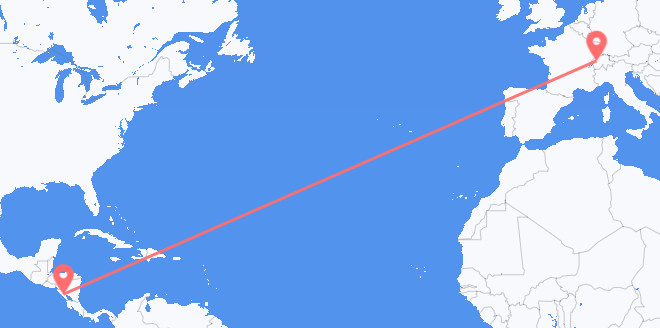 Nicaragua a Suiza