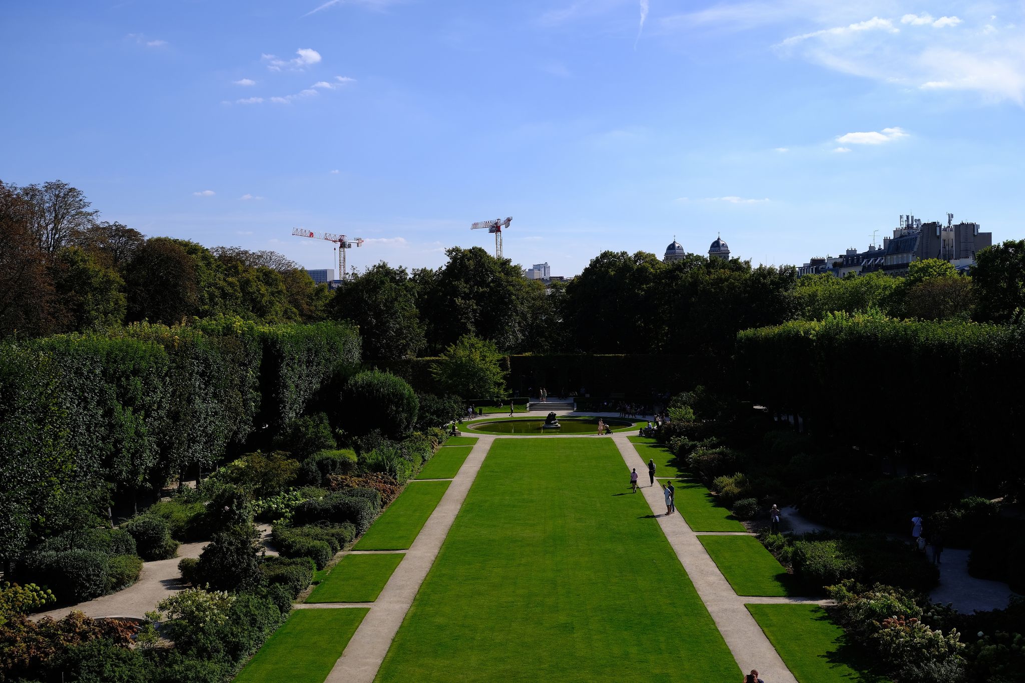 Backyard of Rodin Museum, Paris France.