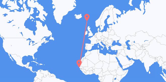 le Sénégal pour l’îles Féroé