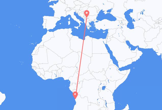 Luanda to Pristina
