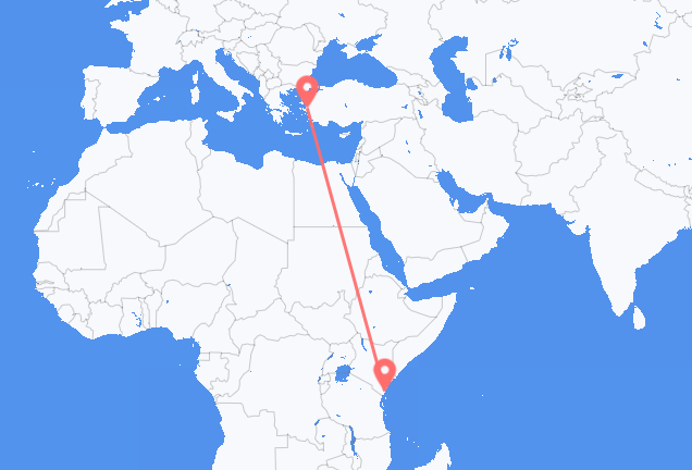 Mombasa to Izmir