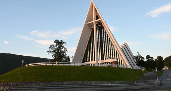 Arctic Cathedral in Tromsø Norway.
