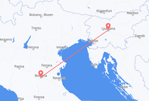 Bologna to Ljubljana