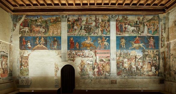 Palazzo Schifanoia in Italian town Ferrara.