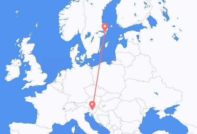 Stockholm to Ljubljana