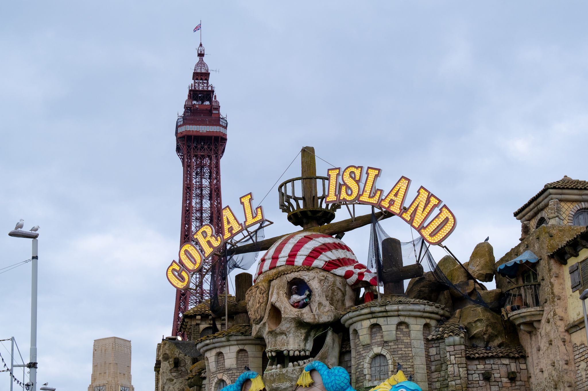 Blackpool Tower and Arcade - United Kingdom.