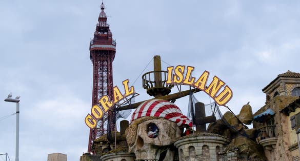 Blackpool Tower and Arcade - United Kingdom.