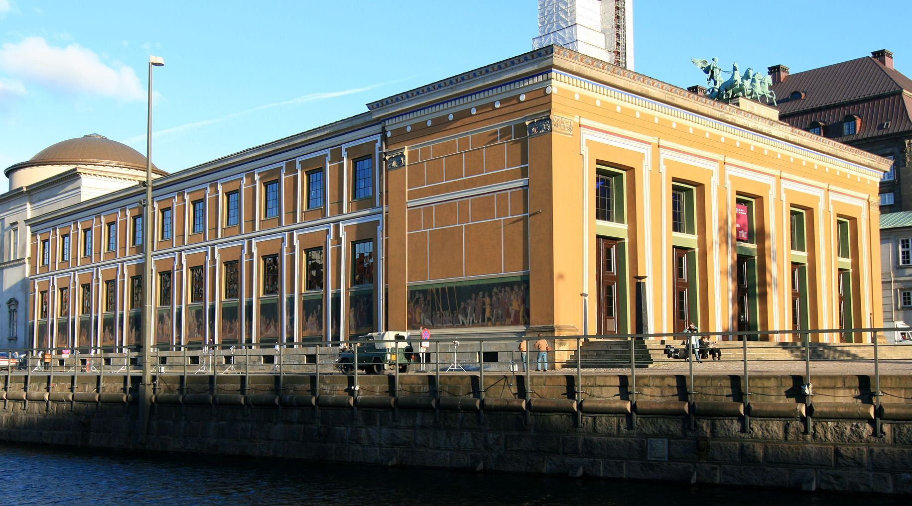 Photo of Thorvaldsens Museum in Copenhagen, Denmark.