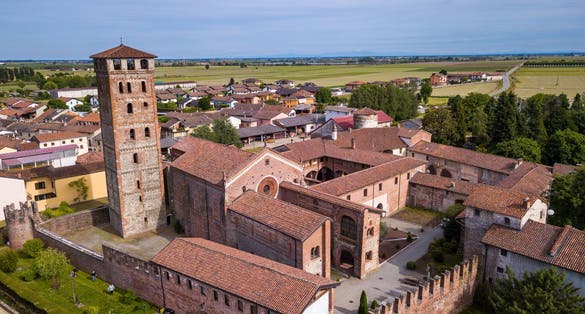 Abbey of san nazzaro sesia, Novara, Italy