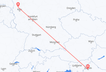 Düsseldorf to Zagreb