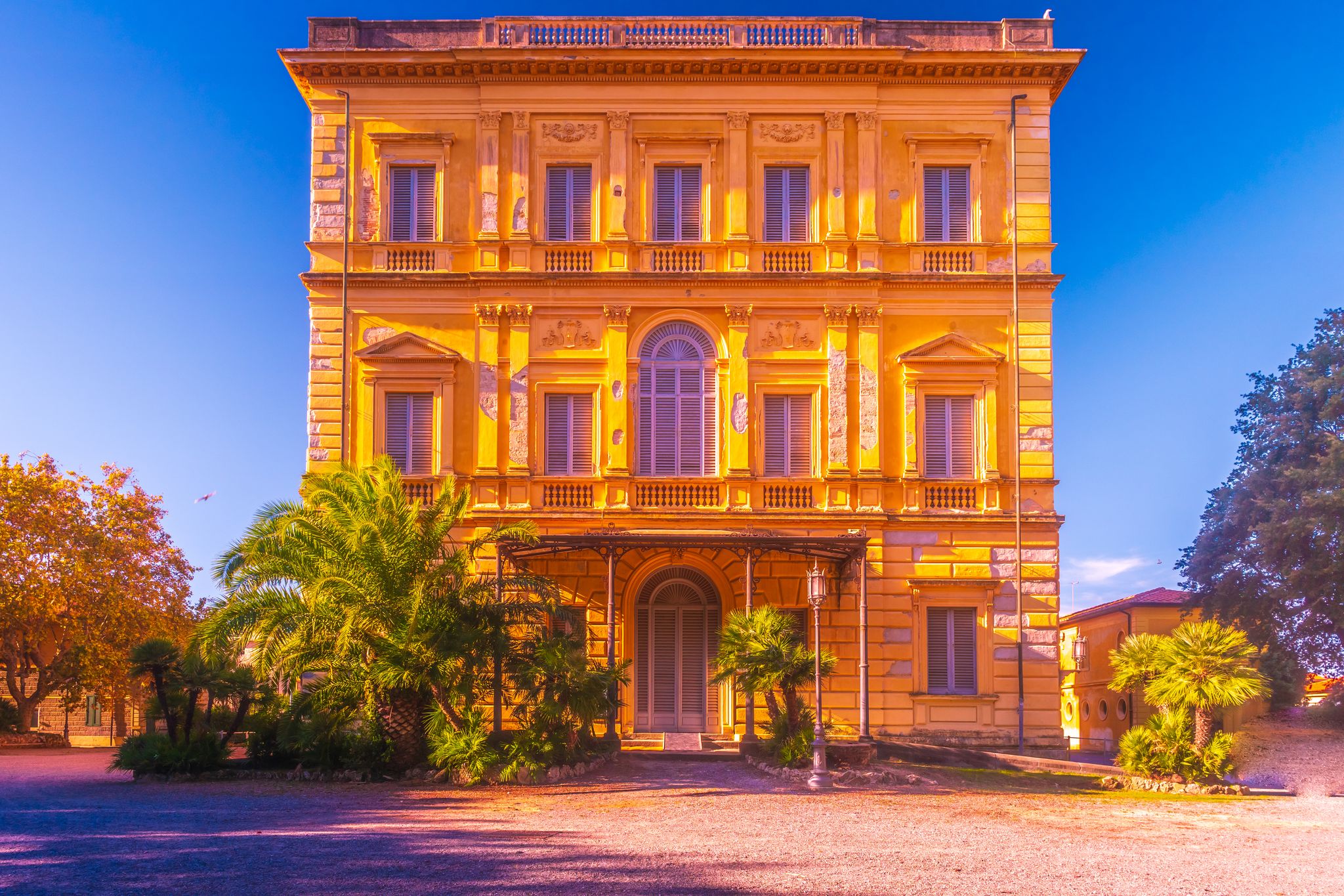 photo of View of Villa Mimbelli, Museo Civico Giovanni Fattori in Livorno, Tuscany.