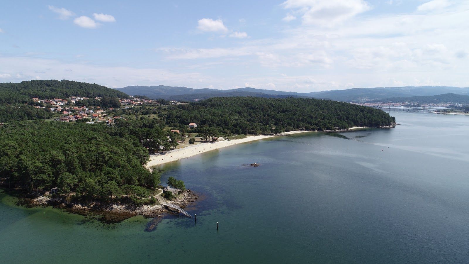 Praia de Broña, San Cosme de Outeiro, Outes, Noia, A Coruña, Galicia, Spain
