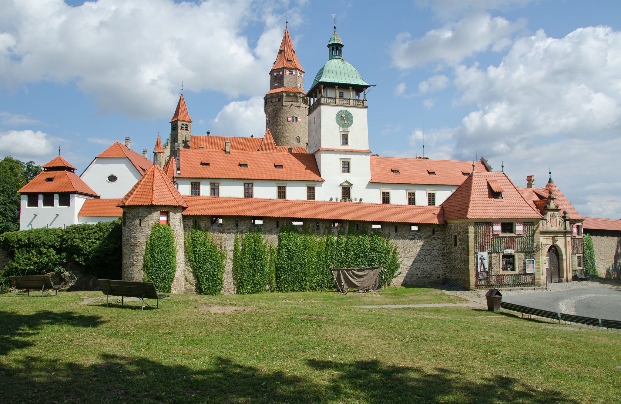 Photo of Bouzov castle, Czech Republic.