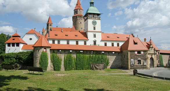 Photo of Bouzov castle, Czech Republic.