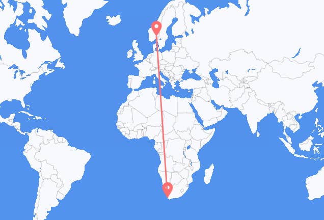 Cape Town to Oslo