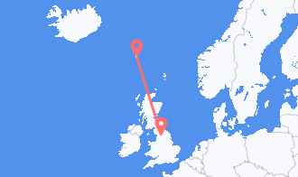 Faroe Islands to England