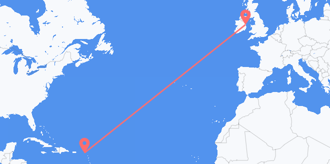 圣巴泰勒米 目的地 爱尔兰