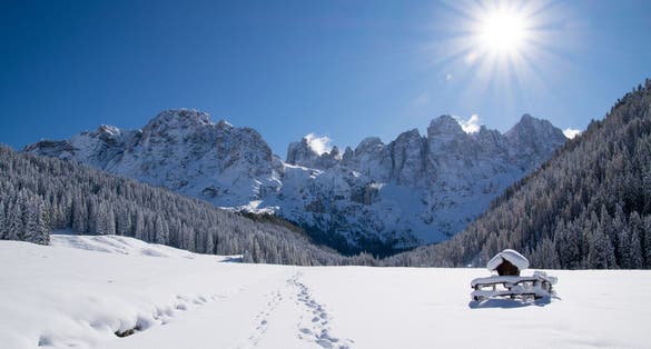 photo of view of Val Venegia, Primiero San Martino di Castrozza, Italy.