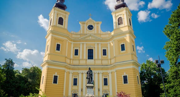 Oradea Romano-Catholic Cathedral in Nagyvarad Romania