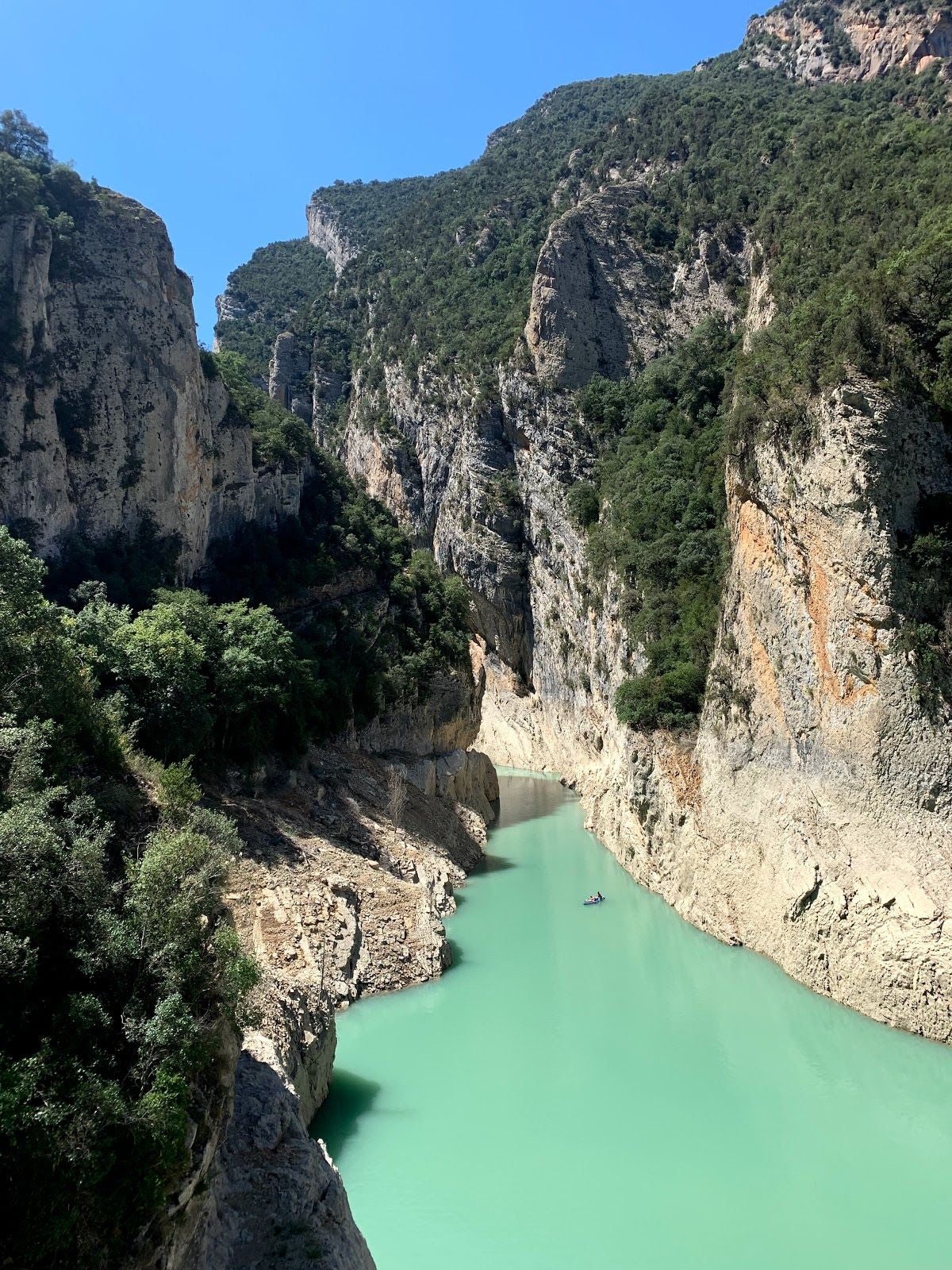 Mont-rebei gorge, Sant Esteve de la Sarga, Pallars Jussà, Lleida, Catalonia, Spain