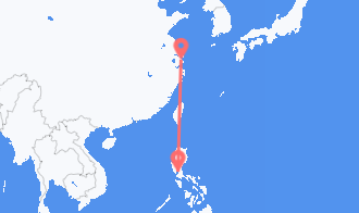 Shanghai to Manila