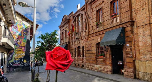 photo of view of Town Hall and Plaza Mayor., Cuenca, Spain.