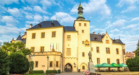 Photo of Italian court in Kutna Hora, Czech Republic. Since the end of the 14 the century the Italian Court became a part-time residence of Kings of Bohemia.